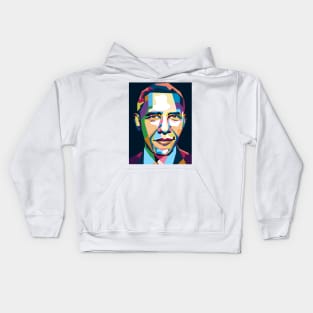 abstract Obama in WPAP Kids Hoodie